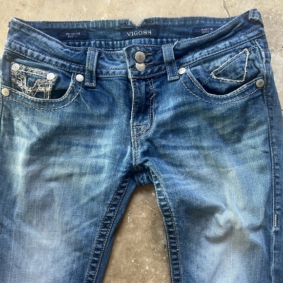 Vigoss ladies, the Dallas boot cut Jean preowned very good condition size 28 - Picture 13 of 16